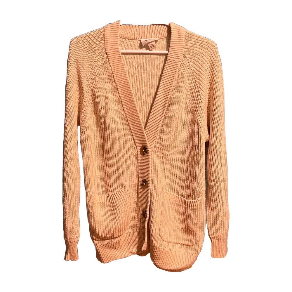 Beige knitted cardigan MONKI